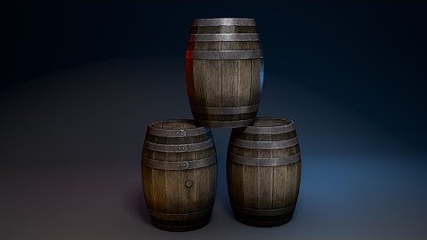 Modeling barrel  part 1