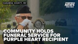 Community, other veterans honor homeless Purple Heart recipient with funeral