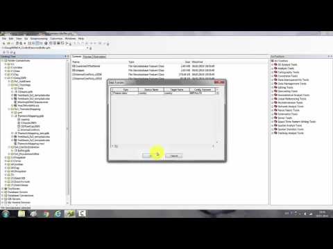 Copy and import feature classes from one GDB to another using ArcCatalog