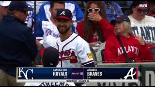 BravesVision intro to Kansas City Royals @ Atlanta Braves game 