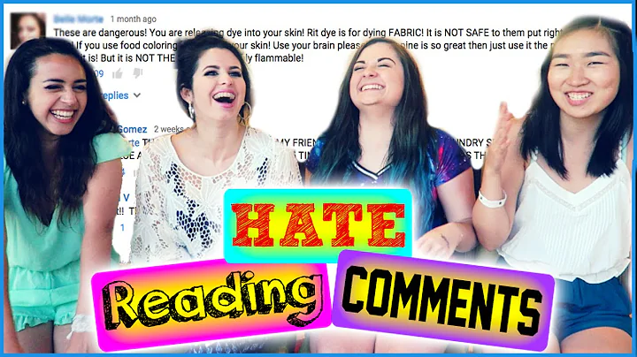 Reading MEAN HATE Comments! Ft. JENerationDIY, Ros...