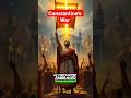 The Battle of Malvian Bridge (312 AD) Constantine's Vision ! Christianity's Turning Point # Shorts