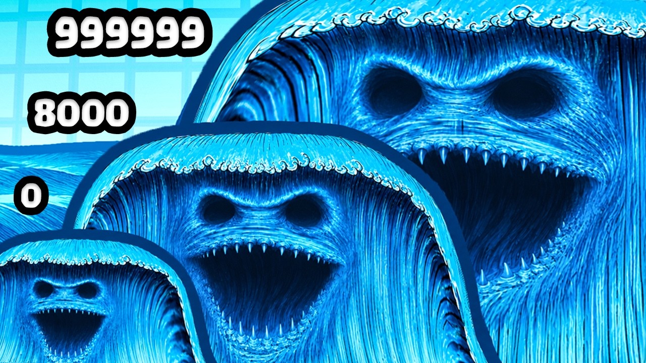 Can I Survive the MAX SIZE Tsunami Monster? - YouTube