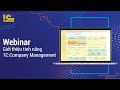 Webinar giới thiệu tính năng giải pháp phần mềm 1C:Company Management