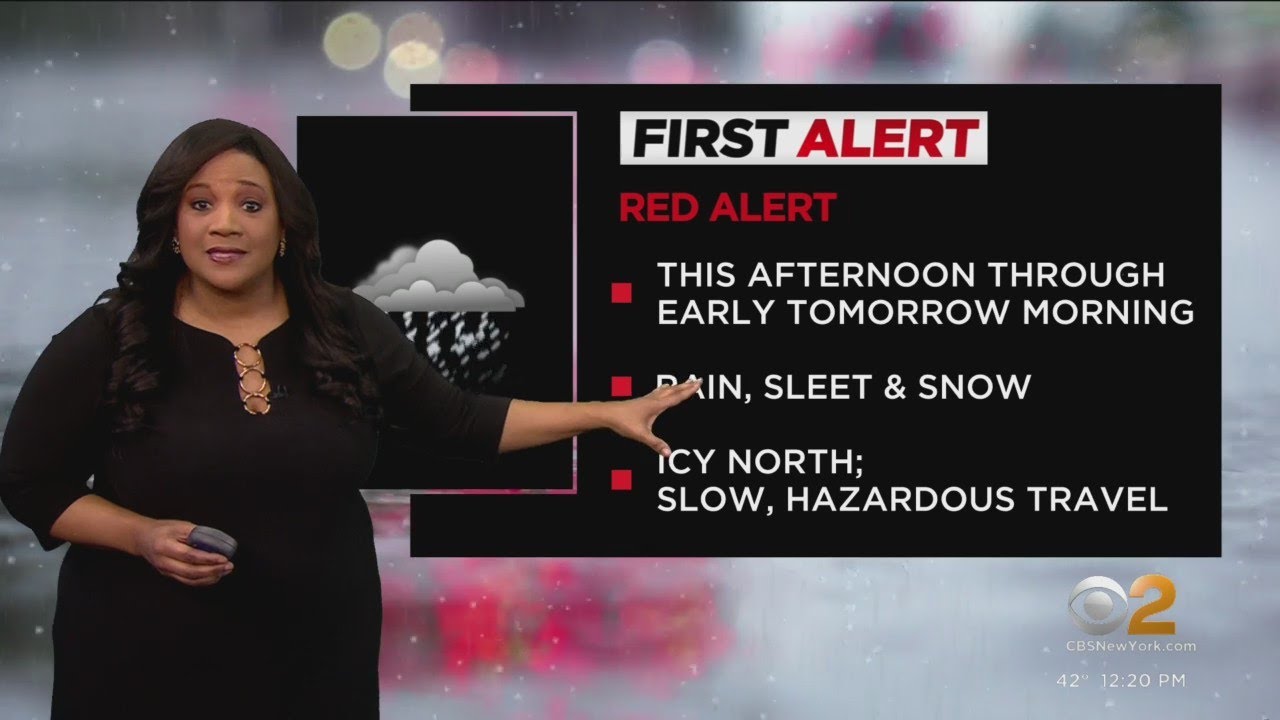 First Alert Weather: Red Alert for wintry mix headed our way - YouTube