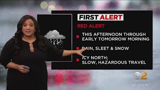 Famous First Alert Weather: Red Alert for wintry mix headed our way Wealth