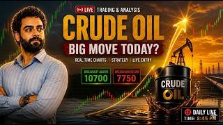 🔴 MCX Crude Oil LIVE Trading Intraday Strategy + Real-Time Analysis | #shots #trading #crudeoillive
