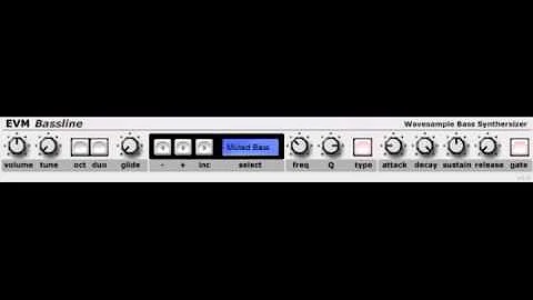 EVM Bassline VST