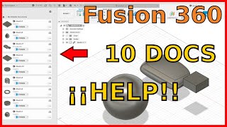 Cómo Te Afecta El Límite De 10 Documentos En La Licencia Personal De Fusion 360