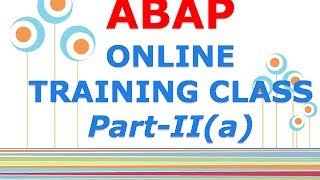 SAP ABAP ONLINE TRAINING | ABAP LIVE DEMO | SABAP TRAINING VIDEO | ABAP OVERVIEW