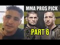 MMA Pros Pick - Khabib Nurmagomedov vs Justin Gaethje #UFC254 - Part 6