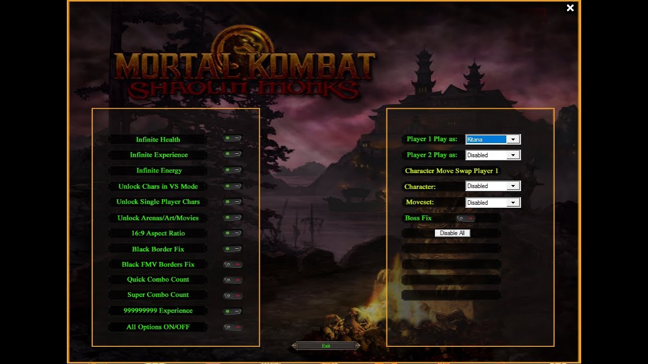 MKWarehouse: Mortal Kombat Shaolin Monks: Finishers List