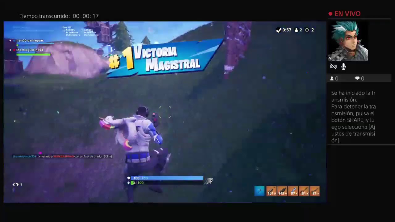 Transmisión de PS4 en vivo de fran00-paniaguac