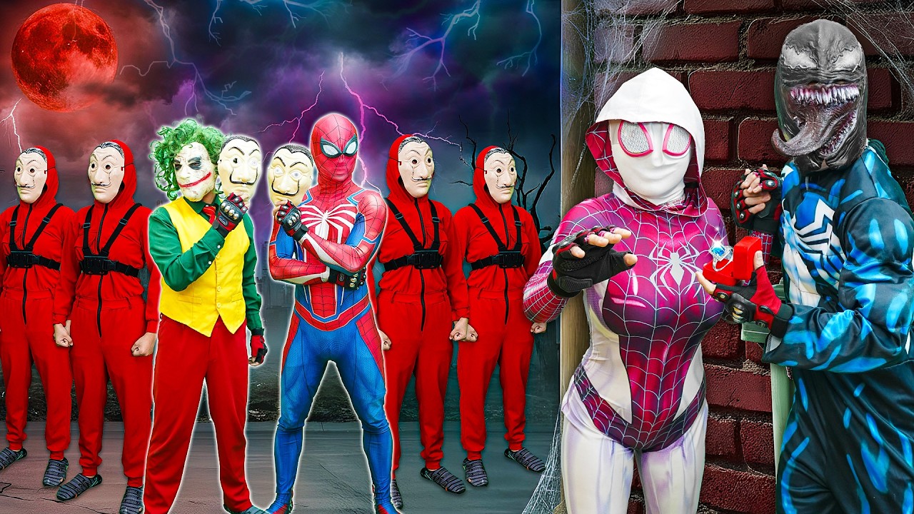 JOKER Bắt Tay Cùng Siêu Nhân Nhện Đánh Bại VENOM, Giải Cứu Nhện Hồng || Tổng Hợp Video Hành Động