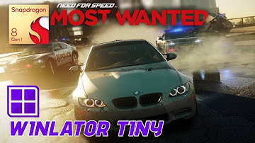 NEED FOR SPEED: MOST WANTED (2012) | WINLATOR TINY | PC EMULATOR F/ANDROID | (HD) HIGH GRAPHICS