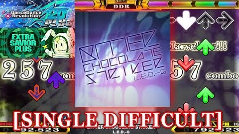 【DDR A20 PLUS】  BITTER CHOCOLATE STRIKER [SINGLE DIFFICULT] 譜面確認＋クラップ