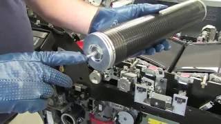 How to replace spiral and sheet cleaners on an Oce VarioPrint 6000 production printer