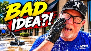 Commercial Pressure Washing Turned Into A Bleach Bath - Starting A Pressure Washing Business  screenshot 4