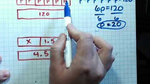 Solving Equations : Tape Diagrams