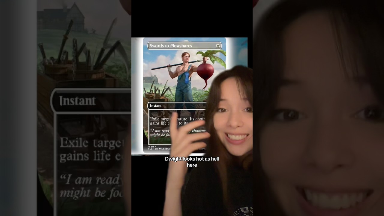 dwight from the office is in magic the gathering lol 