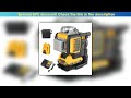 First Look DEWALT DW089LG Laser Level 12-Line 3-Sides 360-Degree Vertical Lines Outdoor Use with 12