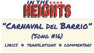 "Carnaval del Barrio" - Lyrics, Translations, & Dumb Commentary