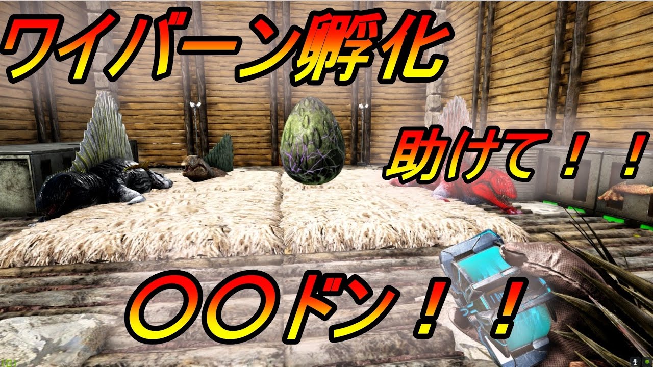 Ark 卵 孵化 エアコン足りない そんなときわ ディメトロドン Youtube