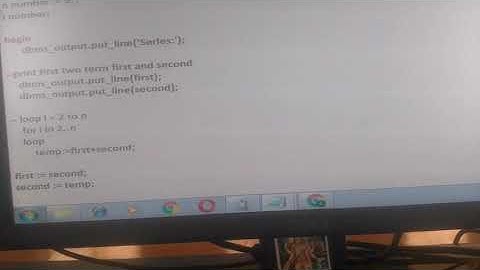 FIBONACCI SERIES IN PL SQL BY VANDANA AGRAWAL1