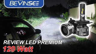 CARA PASANG LAMPU LED RTD RAYTON 6 SISI VIXION NEW | Riview Dan Test Lampu RTD Terang Banget