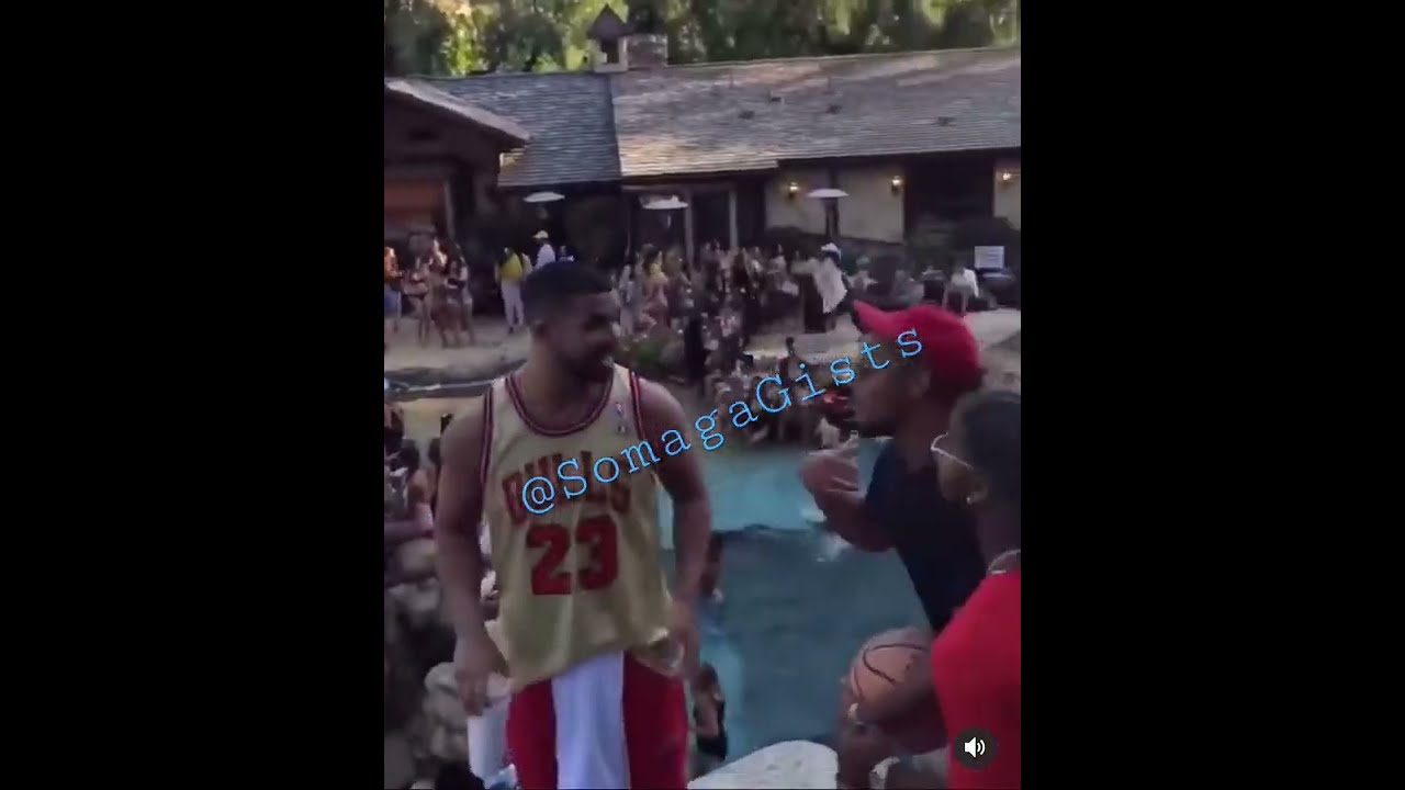 Drake parties at his Yolo Estate at summer😇
