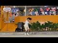 Taehyung dancing to run bts  challenge jinnys kitchen seojins kitchen 10th last episode