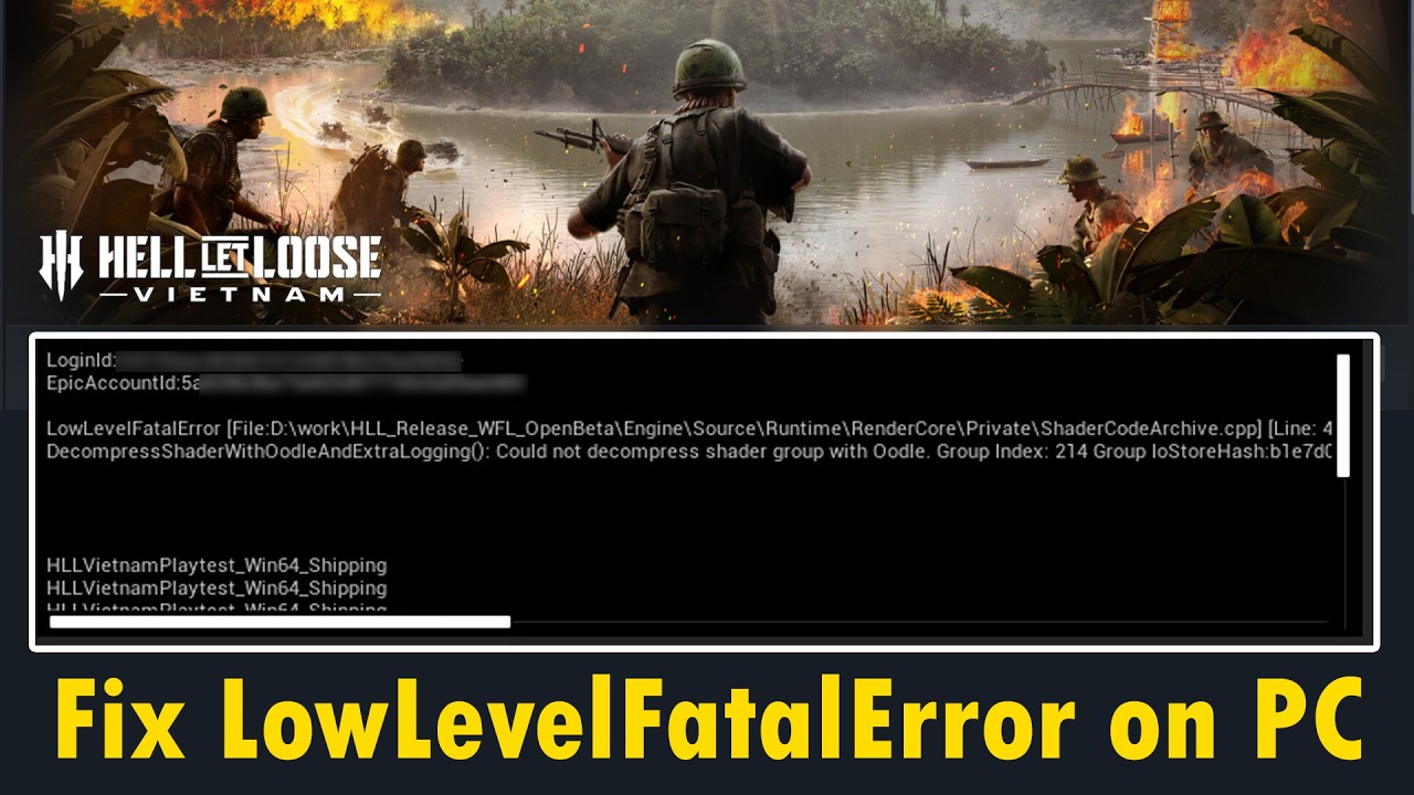 How To Fix Hell Let Loose: Vietnam LowLevelFatalError on PC | # ...