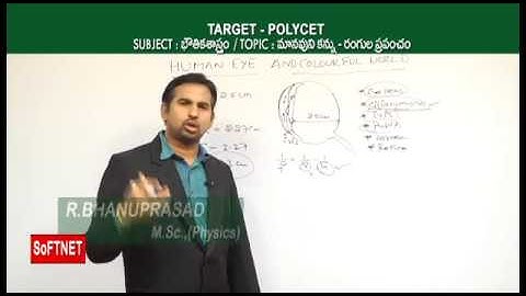 Physics || Human Eye & Color full World || R. Bhanu Prasad