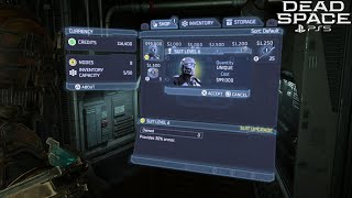 Dead Space (PS5) - Upgrade Suit Level 6 "Unique" Cost $99,000! "After finish the game"