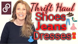 Thrift Haul SHOES! DENIM! DRESSES! Reselling On Poshmark
