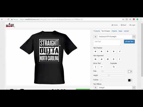 How To Create Straight Outta Compton T Shirt