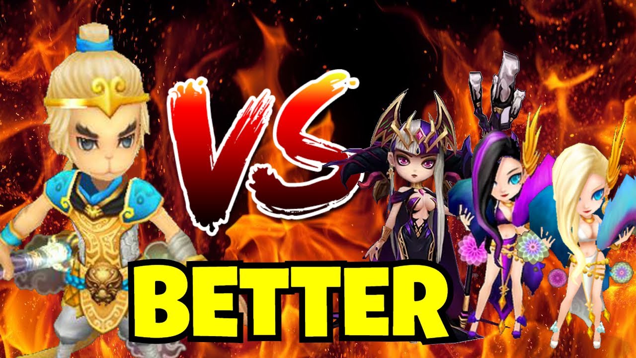 Summoners War - QITIAN vs GIANA, LAIMA and NEPTHYS