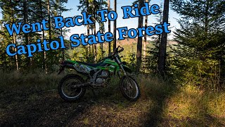 DualSport Riding In Capitol State Forest | Oct 2019
