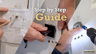 How to Fit Bolt Through Door Handle | StepbyStep Guide