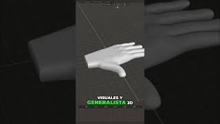 ¡Anima Manos 3D en Blender con Rigging Rápido! #shorts