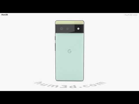 Google Pixel 6 Sorta Seafoam 3D model - Download Phones on
