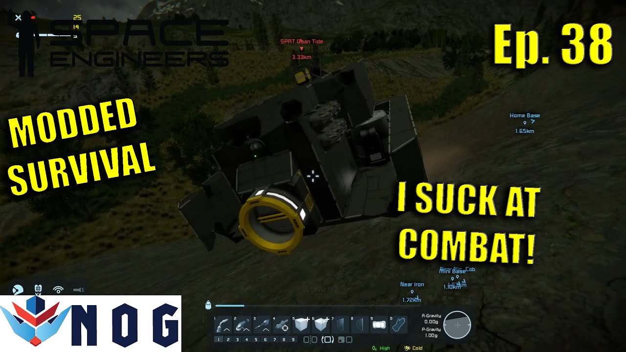 Lets Play Space Engineers Modded Survival Ep38 | Where'd the Fighter Go ...