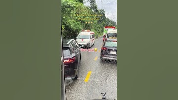 Phía trước là xe cấp cứu, Phía sau là xe CSGT 😂 #giaothong #csgt #luatgiaothong #giaothongvietnam