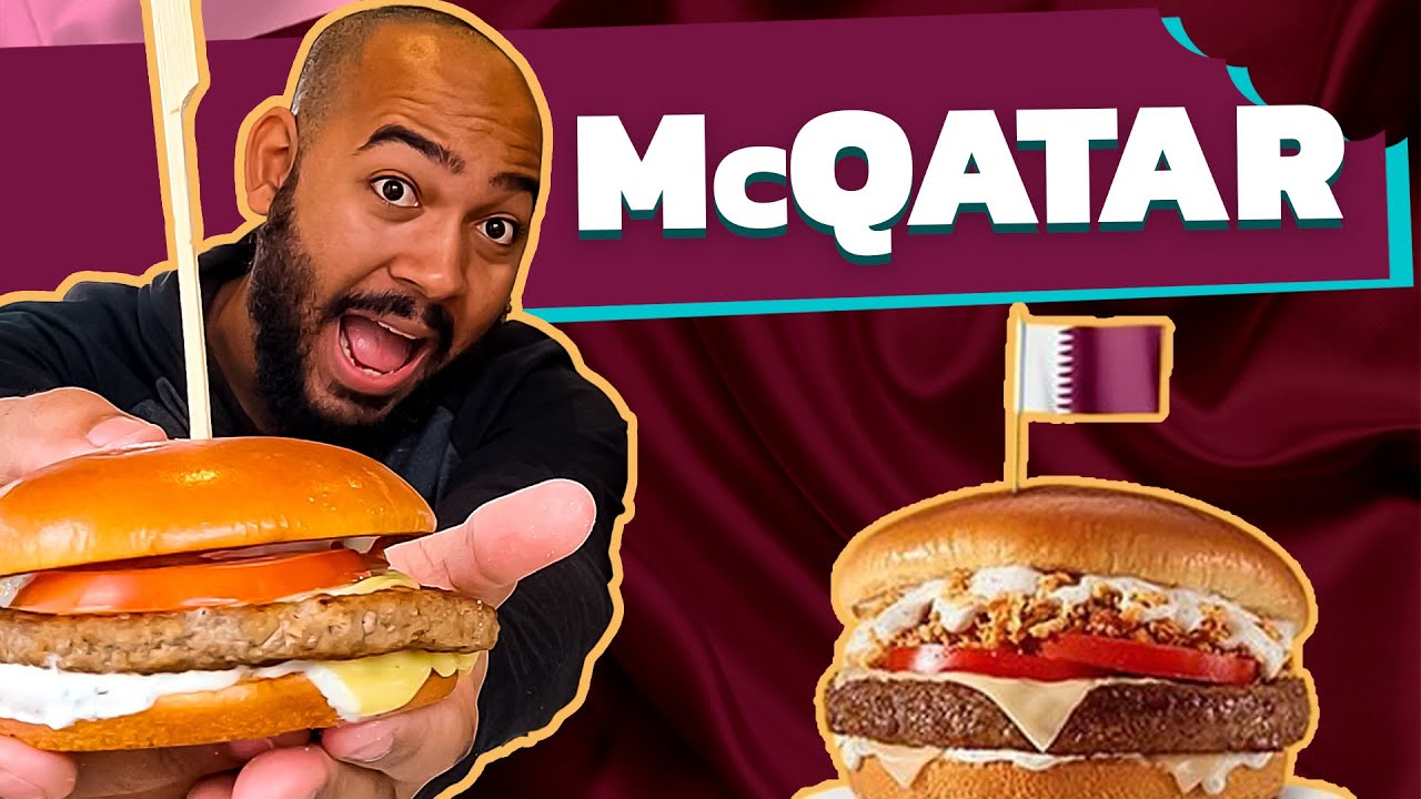 Mc Qatar | SANDUÍCHES DA COPA DO MUNDO | Provamos o estreante da ...