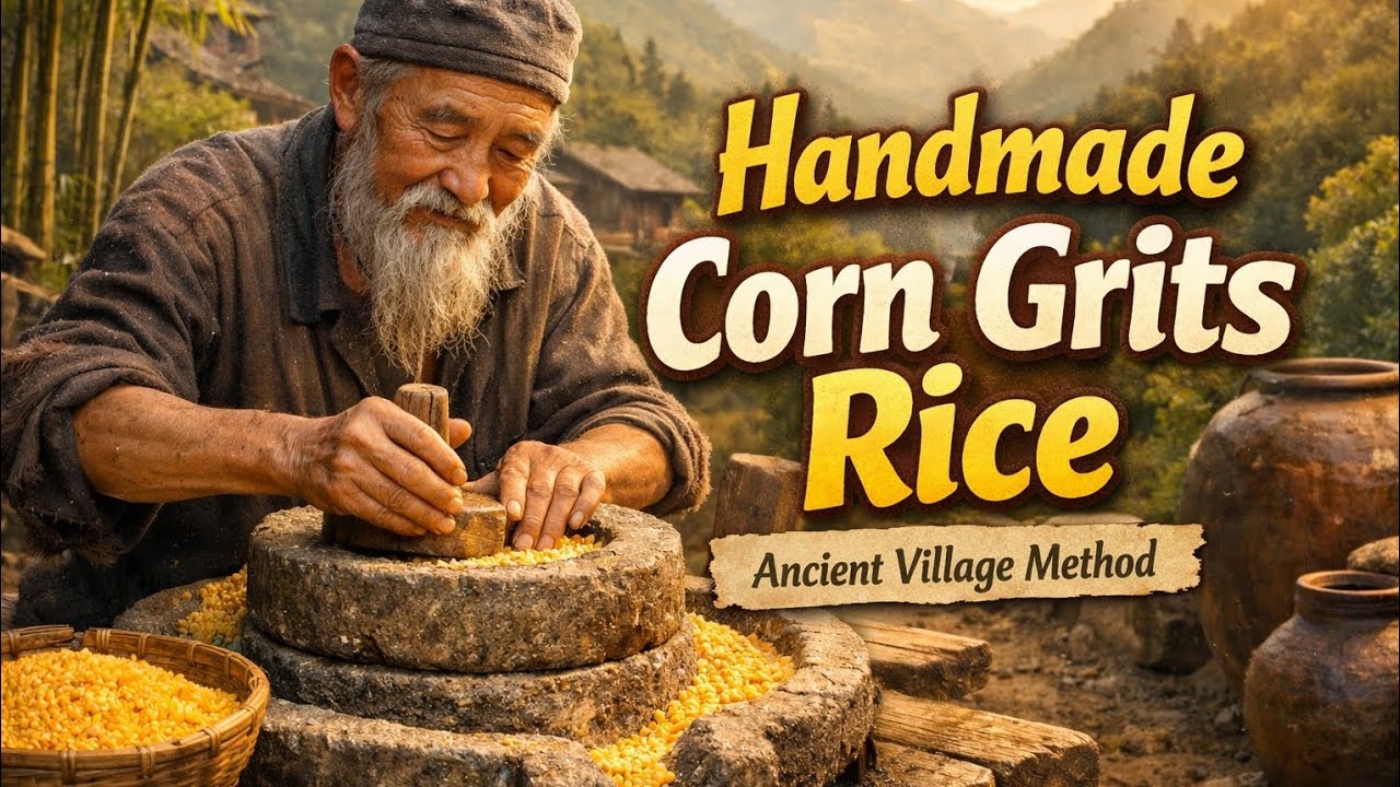 Traditional Steamed Corn Rice from Guizhou, China | Guizhou Baogu Fan