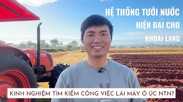 #2 Tưới Nước Cho Khoai Lang ở Úc Hiện Đại NTN? | Set Up Drip Irrigation System in Sweet Potato farm