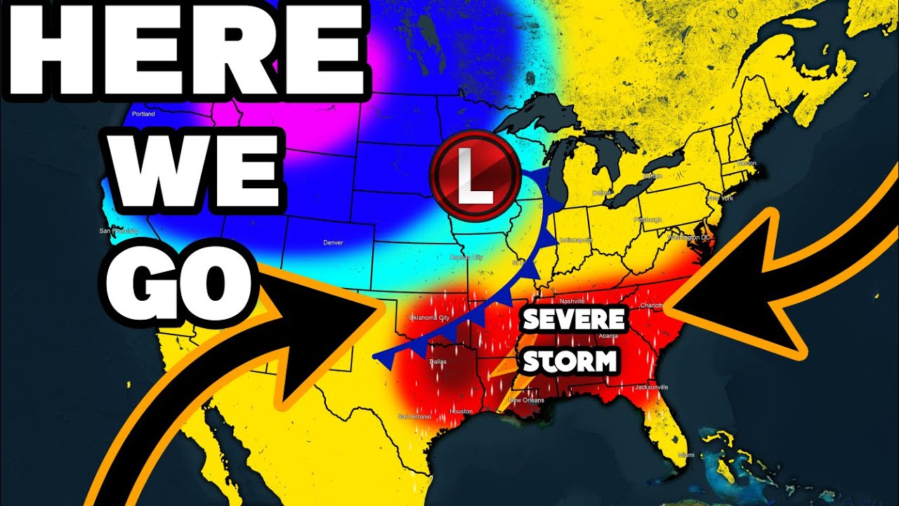 This Weather Pattern Will Bring Severe Storms And Cold Weather. - YouTube