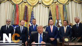 FULL Donald Trump Meets Travel Executives at White House Oval Office News Central AC1Z