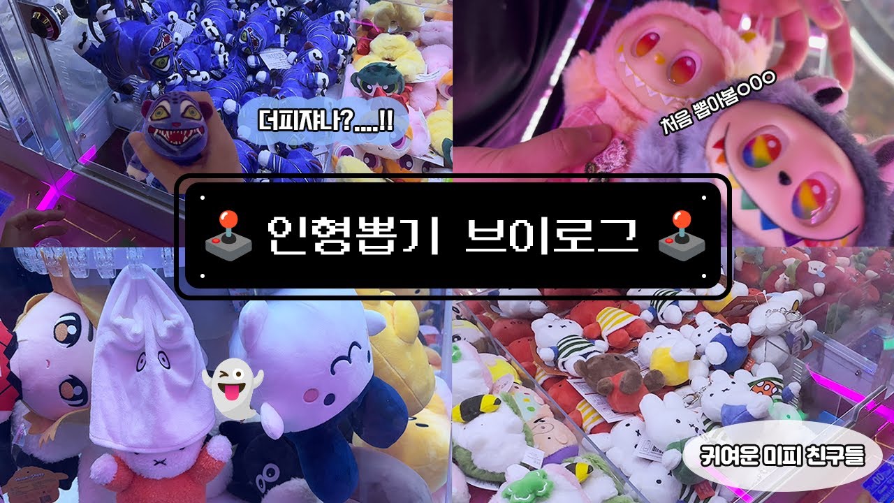 건대, 성수가 그렇게 잘 뽑힌다면서요? | 인형뽑기 브이로그