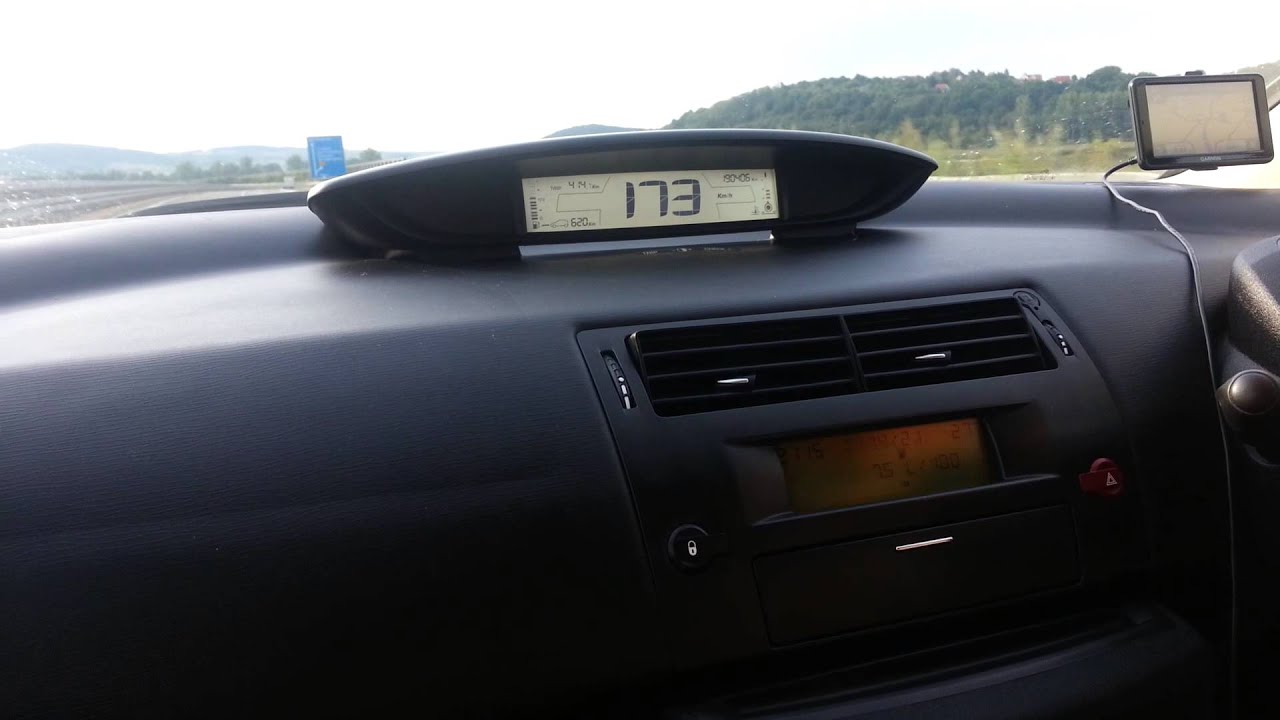 Citroen C4 1.6 (110Hp) Hdi 2005, Top Speed // Fuel Consumption // Normal Drive //German Motorway. - Youtube